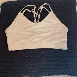 Sports bra white size Large
